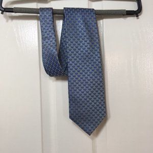 Claiborne, 100% silk, Blue/Yellow, Men’s Tie